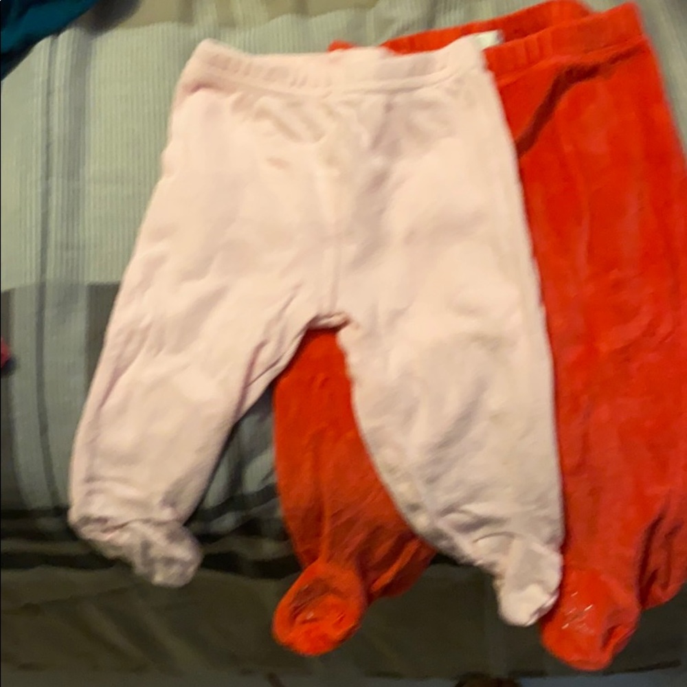 Infant legs with Footies